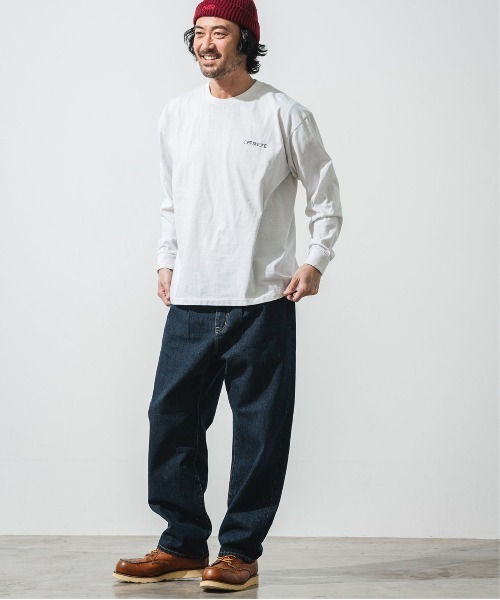 OFFSHORE（オフショア）の「PIPE MASTERS L/STEE/パイプマスターズ ロングスリーブティ（Tシャツ/カットソー・メンズ・ネイビー/オフホワイト/ブラック・M/L）」の6枚目の写真