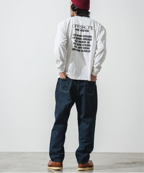 OFFSHORE（オフショア）の「PIPE MASTERS L/STEE/パイプマスターズ ロングスリーブティ（Tシャツ/カットソー・メンズ・ネイビー/オフホワイト/ブラック・M/L）」の8枚目の写真