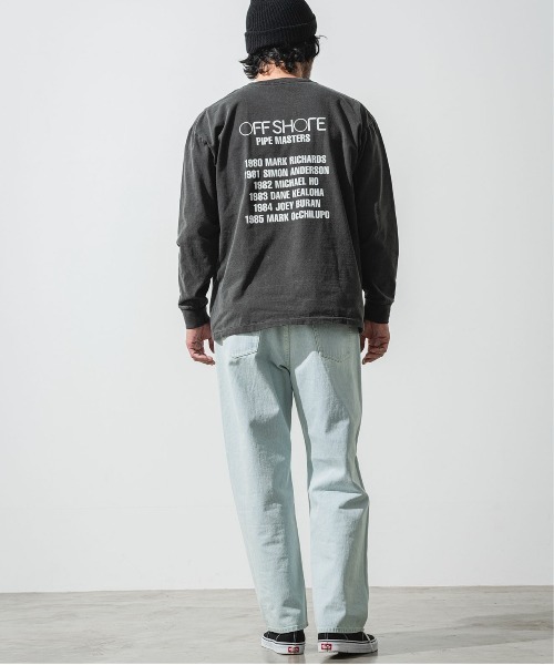 OFFSHORE（オフショア）の「PIPE MASTERS L/STEE/パイプマスターズ ロングスリーブティ（Tシャツ/カットソー・メンズ・ネイビー/オフホワイト/ブラック・M/L）」の11枚目の写真