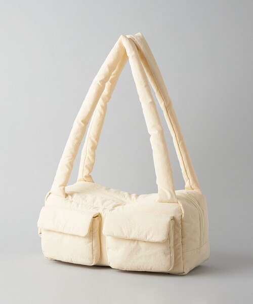 CITEN（シテン）の「＜CITEN＞ダブルポケットパファーバッグ（ショルダーバッグ・レディース・ブラック/オフホワイト/グレー・FREE）」の12枚目の写真