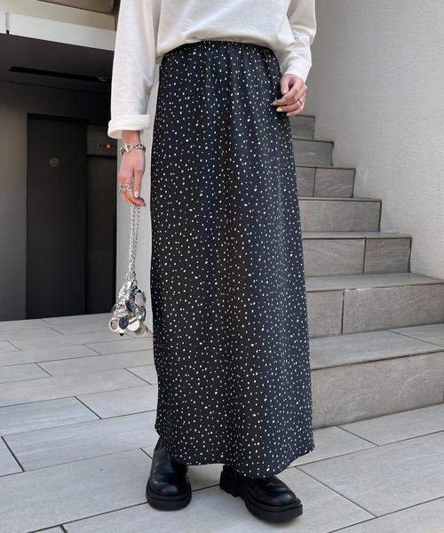 セール】【－3kg見え／14色展開】スタイルアップサテンスカート