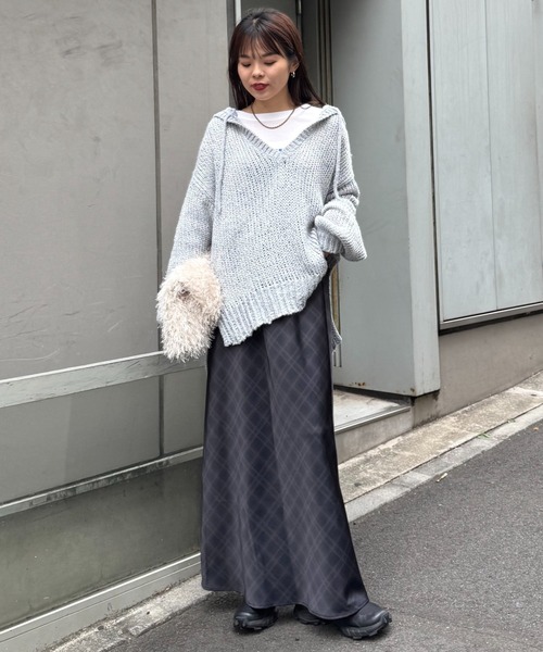 セール】【－3kg見え／14色展開】スタイルアップサテンスカート