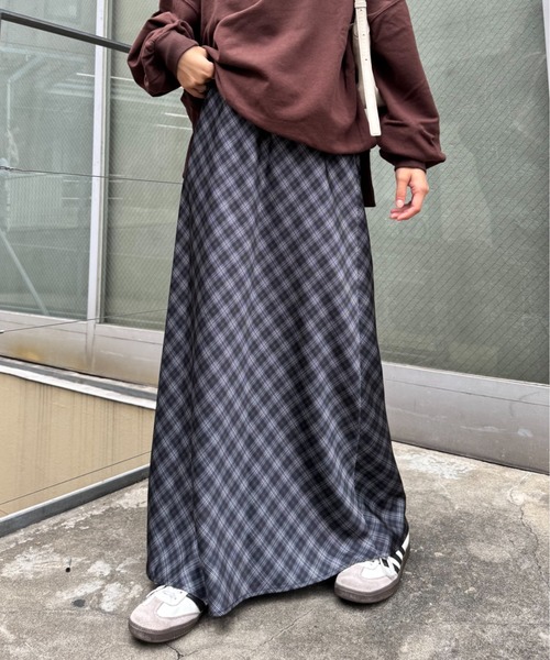 専用✴︎サテンスカート＆ワンピース 品のある装いに。カジュアルで終わらせない！サテンタックスカート