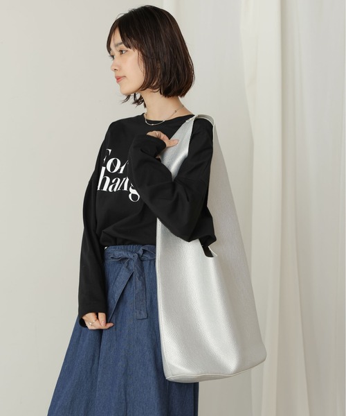 Bou Jeloud(ブージュルード)の「ホーボーBAG(ハンドバッグ・レディース・ベージュ/ブラック/シルバー・ONESIZE)」の21枚目の写真