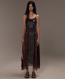 MASONPRINCE（メイソンプリンス）の「カモフラ柄 ナンバリング キャミワンピース QZ0257【Moromoro2】【2024AW】（ワンピース）」