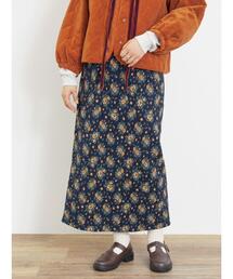 Samansa Mos2 | 【Sサイズ WEB限定】柄アソートカットジャカードタイトスカート(スカート)