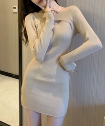 ニットワンピース