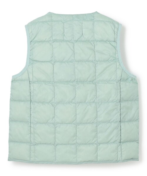 UNFILO（アンフィーロ）の「【120-150cm】TAION Vネックベスト(UNISEX)（ダウンベスト・キッズ・スモーキーグリーン系/ライラック系/カーキ系/ブラック系/ライトグレー系・120/130/140/150）」の17枚目の写真