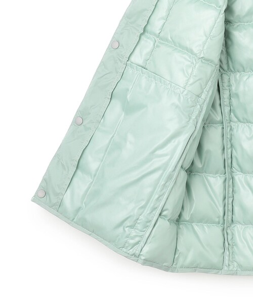 UNFILO（アンフィーロ）の「【120-150cm】TAION Vネックベスト(UNISEX)（ダウンベスト・キッズ・スモーキーグリーン系/ライラック系/カーキ系/ブラック系/ライトグレー系・120/130/140/150）」の22枚目の写真