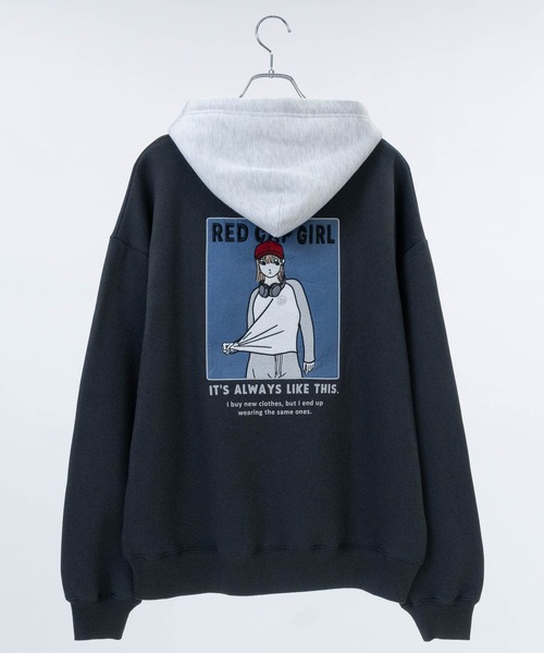 the red thread パーカー セール】【a-r】〔Red Cap Girl/レッドキャップガール〕裏起毛