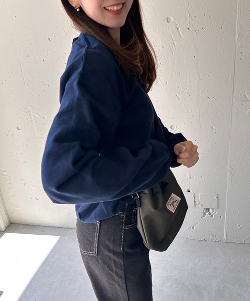 セール】【THE FOX】basic Crew sweat キツネワッペントレーナー