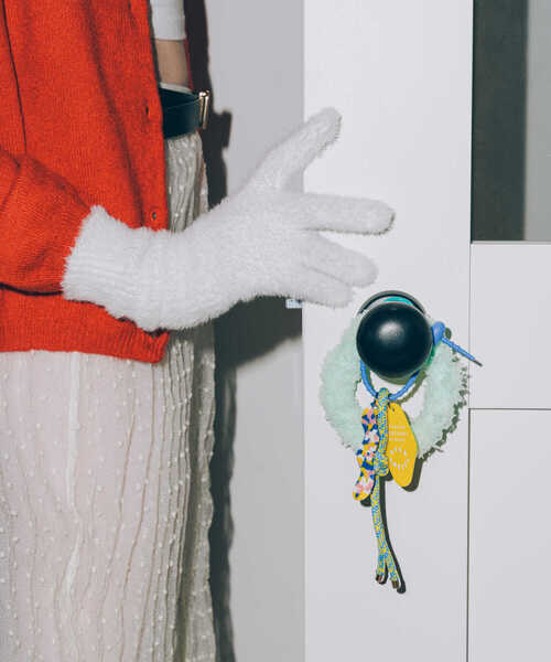 SMELLY(スメリー)の「カラフルチャームシリコンキーチェーン(キーホルダー・レディース・ブルー/グリーン/ラベンダー・-)」の6枚目の写真