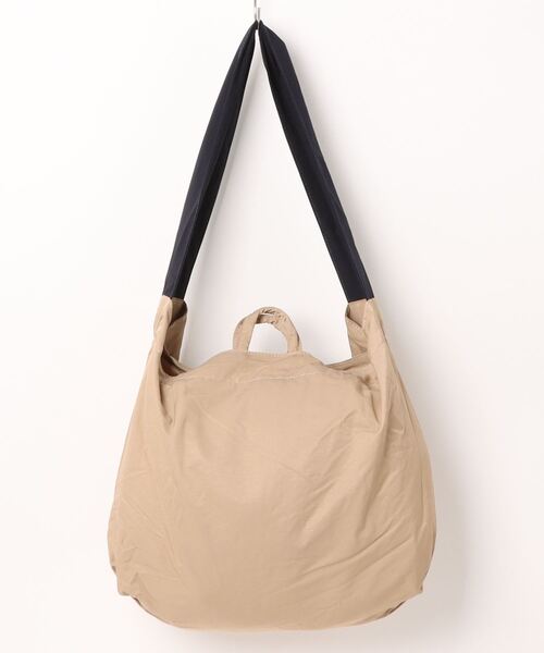 EARTH MADE（アースメイド）の「C/RIPSTOP 2WAY TOTE（ショルダーバッグ・レディース・グリーン/ブラウン/ベージュ/イエロー/ライトベージュ/ブラック/チャコールグレー・FREE）」の16枚目の写真