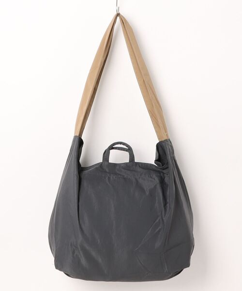 EARTH MADE(アースメイド)の「C/RIPSTOP 2WAY TOTE(ショルダーバッグ・レディース・グリーン/ブラウン/ベージュ/イエロー/ライトベージュ/ブラック/チャコールグレー/グレイッシュベージュ・FREE)」の21枚目の写真