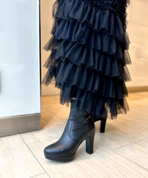 REZOY（リゾイ）の「【REZOY】ストームストレッチショートブーツ（ブーツ・レディース・ブラック系その他/ブラック・S/M/L/LL）」の16枚目の写真