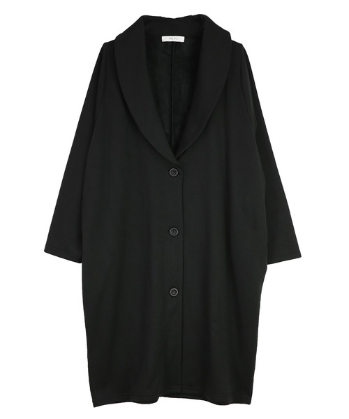 and it_（アンドイット）の「裏シャギーロングコーディガン（チェスターコート・レディース・モカ/ヘザーチャコール/ブラック・FREE）」の16枚目の写真