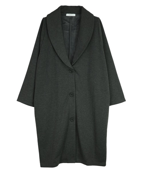 and it_（アンドイット）の「裏シャギーロングコーディガン（チェスターコート・レディース・モカ/ヘザーチャコール/ブラック・FREE）」の17枚目の写真