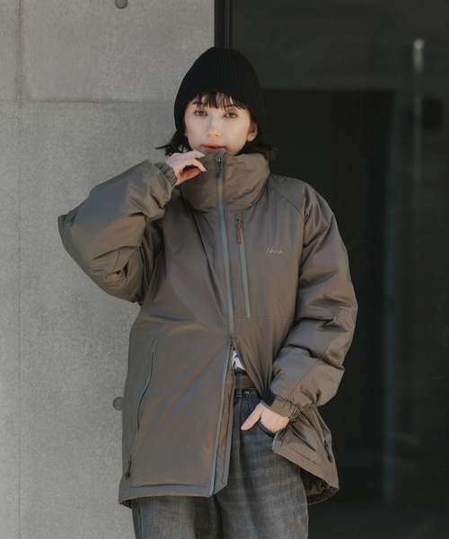 美品NANGA オーロラテックス　ダウンジャケット　レディースMグレー オーロラテックス ダウンジャケット イブキ (ウィメンズ) – NANGA