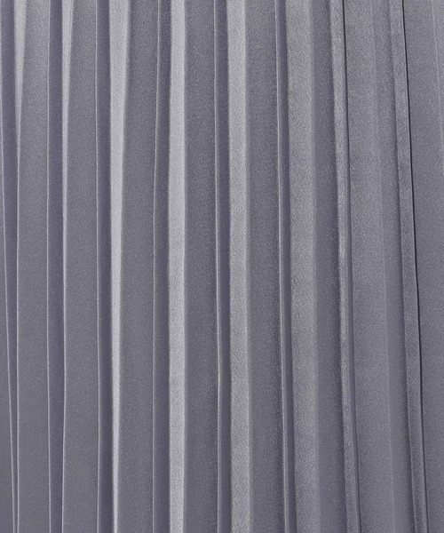 Elura（エルーラ）の「レザーライクプリーツスカート＜低身長サイズあり＞/147958（スカート・レディース・チャコールグレー/ライトブルー/アイボリー・LARGE/MEDIUM/FREE(S)）」の5枚目の写真