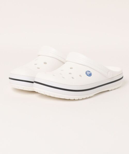 crocs(クロックス)の「【crocs】 CROCBAND(サンダル・メンズ・オフホワイト/ブラック/ネイビー/ホワイト・28.0cm/25.0cm/26.0cm/27.0cm/29.0cm)」の1枚目の写真