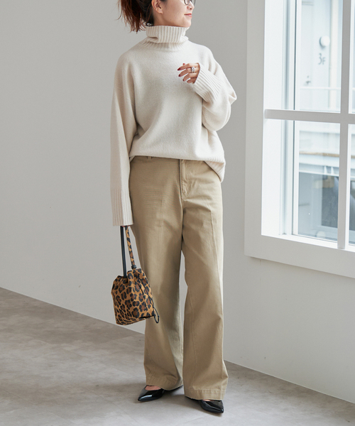 Spick & Span(スピックアンドスパン)の「TESSEN CREATION / テッセンクリエーション BASIC POUCH S PATTERNED(ショルダーバッグ・レディース・ブラウン/ホワイト・FREE)」の3枚目の写真