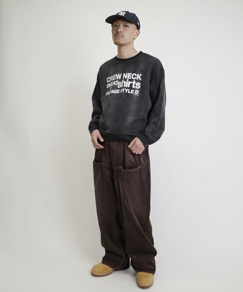 Sourcream（サワークリーム）の「【Sourcream/サワークリーム】ヴィンテージライクロゴスウェット（スウェット・レディース・ライトグレー/レッド/ネイビー/ブラック/サックスブルー/アイボリー・LARGE/MEDIUM）」の10枚目の写真