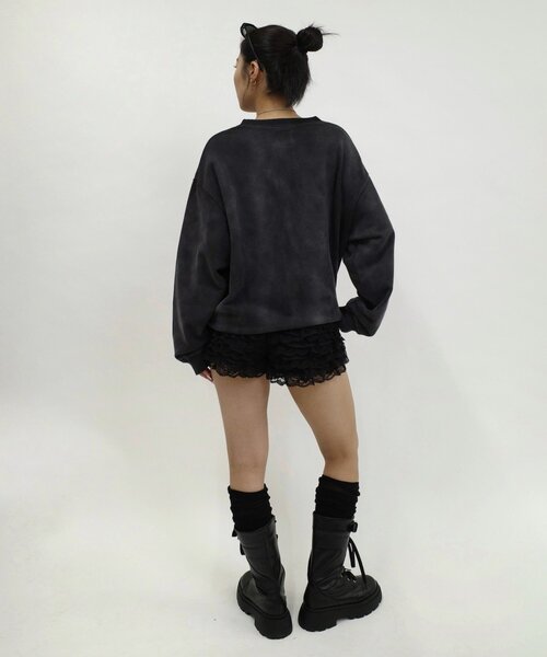 Sourcream（サワークリーム）の「【Sourcream/サワークリーム】ヴィンテージライクロゴスウェット（スウェット・レディース・ライトグレー/レッド/ネイビー/ブラック/サックスブルー/アイボリー・LARGE/MEDIUM）」の17枚目の写真