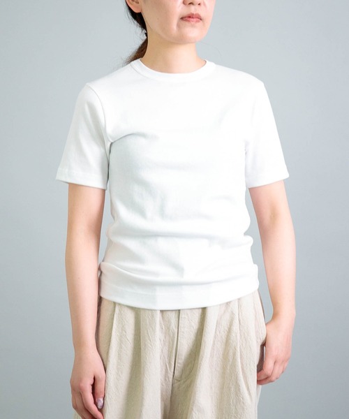 tシャツ 「gicipi」 CRISTALLO/2513P クルーネック Tシャツ レディース SALE】 gicipi CRISTALLO クルーネック Tシャツ ｜くらすこと