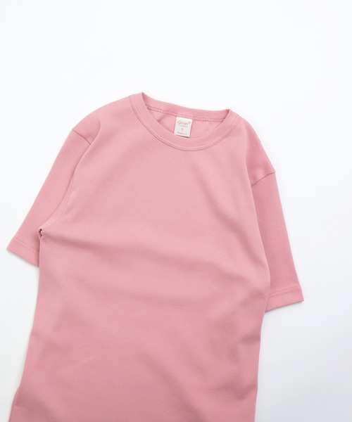 tシャツ 「gicipi」 CRISTALLO/2513P クルーネック Tシャツ レディース gicipi] CRISTALLO/2513P クルーネック Tシャツ | Domingo