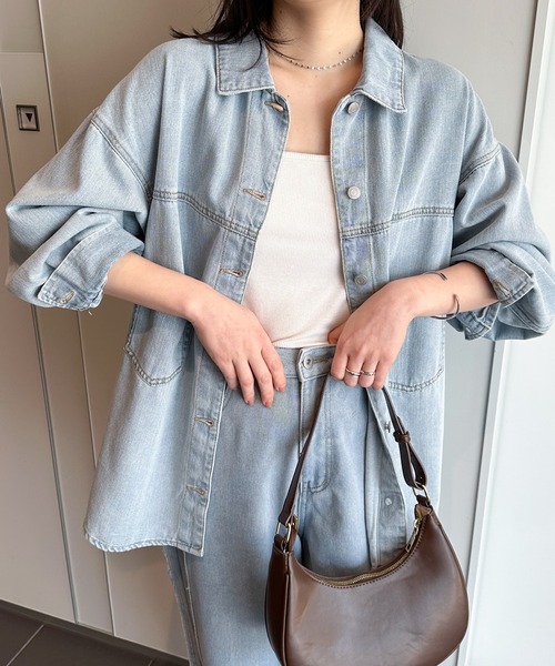 デニム素材オーバーサイズジャケット（デニムジャケット）｜RANAN（ラナン）