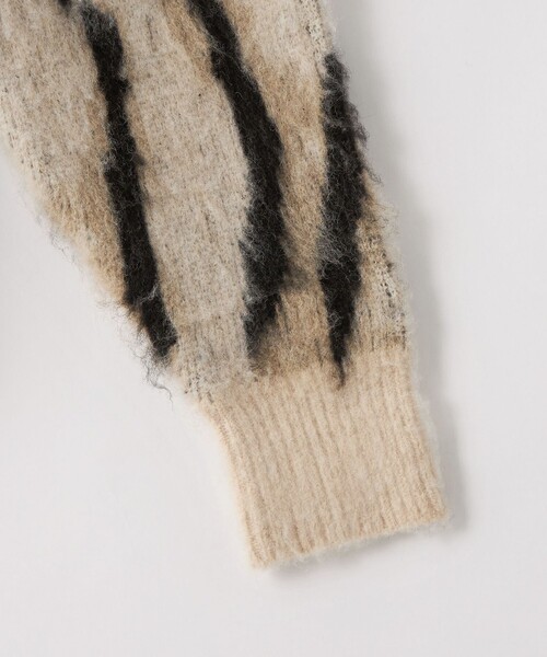 CITEN（シテン）の「＜CITEN＞グラフィカルプルオーバーニット（ニット/セーター・レディース・グレー/ベージュ・FREE）」の15枚目の写真