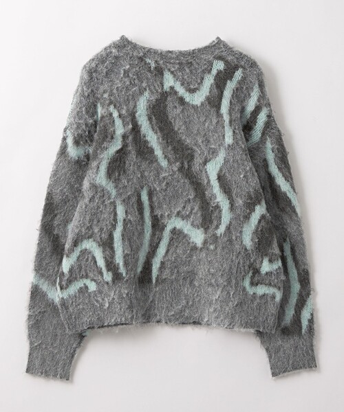 CITEN（シテン）の「＜CITEN＞グラフィカルプルオーバーニット（ニット/セーター・レディース・グレー/ベージュ・FREE）」の19枚目の写真