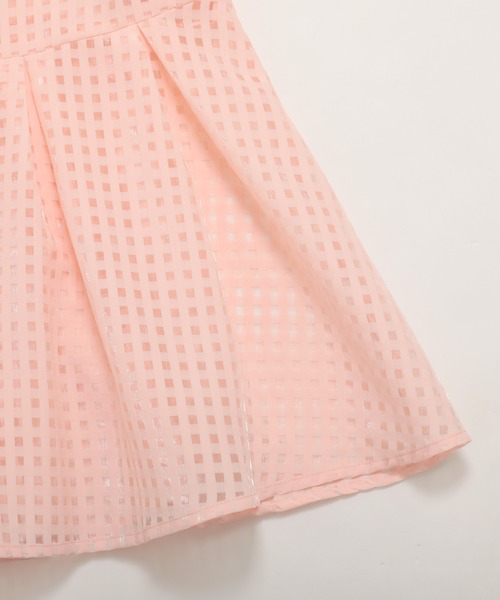 MERAKI(メラキ)の「シアーギンガムトップス(シャツ/ブラウス・レディース・ホワイト/ブラック/ピンク・M/S)」の5枚目の写真