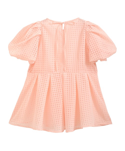 MERAKI(メラキ)の「シアーギンガムトップス(シャツ/ブラウス・レディース・ホワイト/ブラック/ピンク・M/S)」の13枚目の写真