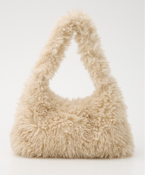 SLY（スライ）の「F/FUR BAG フェイクファー バッグ（ハンドバッグ・レディース・アイボリー/ブラック・FREE）」の22枚目の写真