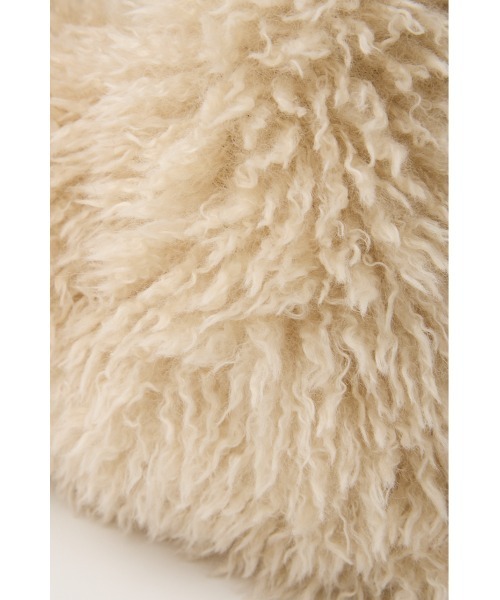 SLY（スライ）の「F/FUR BAG フェイクファー バッグ（ハンドバッグ・レディース・アイボリー/ブラック・FREE）」の17枚目の写真