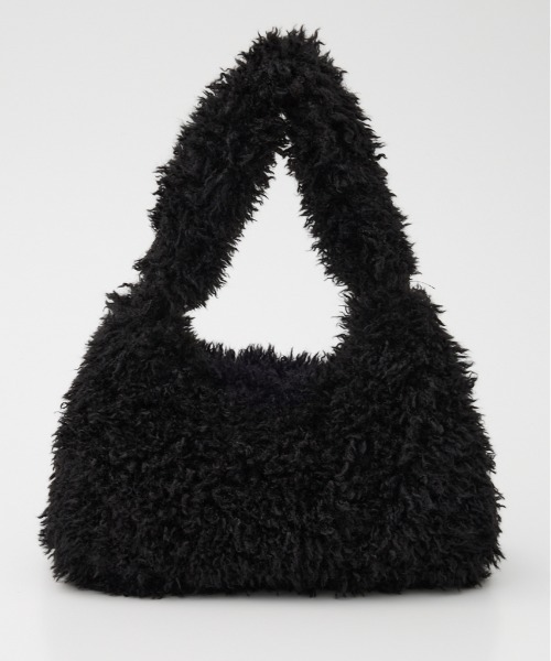 SLY（スライ）の「F/FUR BAG フェイクファー バッグ（ハンドバッグ・レディース・アイボリー/ブラック・FREE）」の12枚目の写真