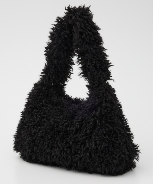 SLY（スライ）の「F/FUR BAG フェイクファー バッグ（ハンドバッグ・レディース・アイボリー/ブラック・FREE）」の11枚目の写真