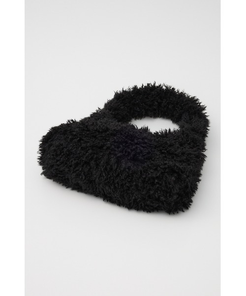 SLY（スライ）の「F/FUR BAG フェイクファー バッグ（ハンドバッグ・レディース・アイボリー/ブラック・FREE）」の5枚目の写真