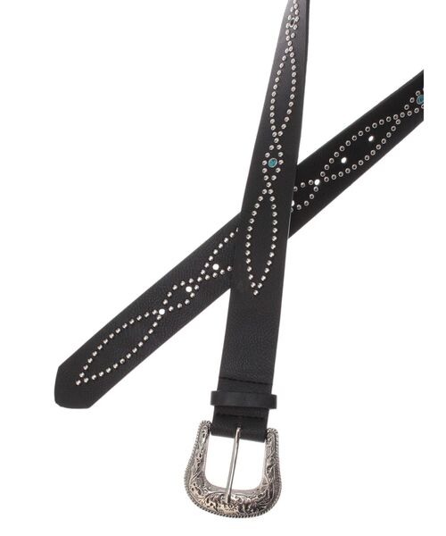 jouetie（ジュエティ）の「ウエスタンスタッズベルト（ベルト・レディース・オフホワイト/ブラック・FREE）」の5枚目の写真