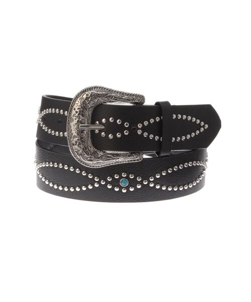 jouetie（ジュエティ）の「ウエスタンスタッズベルト（ベルト・レディース・オフホワイト/ブラック・FREE）」の8枚目の写真