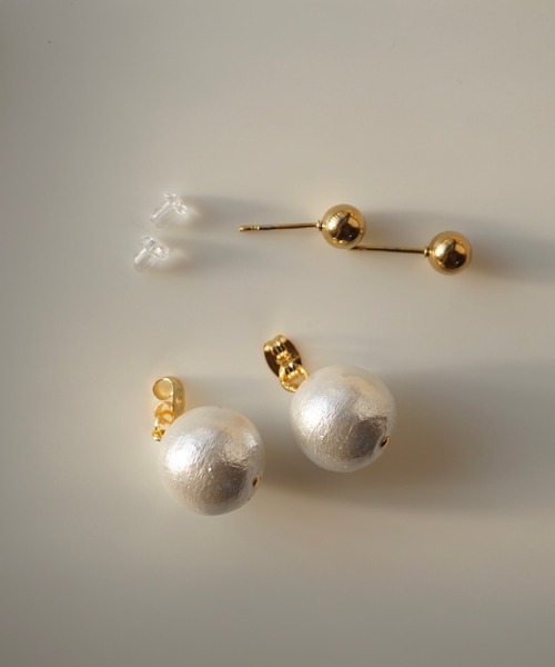 CERCA(チェルカ)の「saran jewelry/2way パール ピアス(ピアス(両耳用)・レディース・ゴールド/シルバー・FREE)」の6枚目の写真