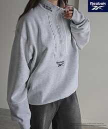【Reebok/リーボック】別注パイピング切替スウェットハーフジップ