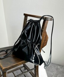 fredy emue | フェイクレザードロストナップサック(バックパック/リュック)