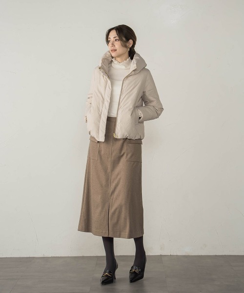 ketty（ケティ）の「マイクロタフタダウンジャケット（ダウンジャケット/コート・レディース・ブラック/ライトグレー/ベージュ/オフホワイト・M）」の14枚目の写真