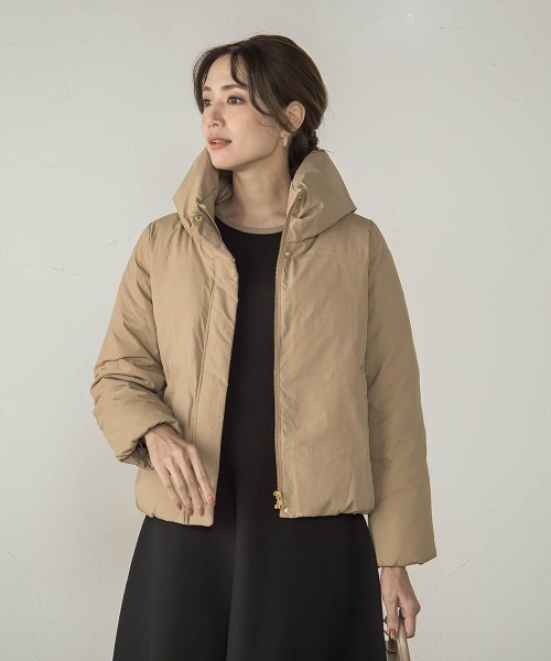 ketty（ケティ）の「マイクロタフタダウンジャケット（ダウンジャケット/コート・レディース・ブラック/ライトグレー/ベージュ/オフホワイト・M）」の21枚目の写真