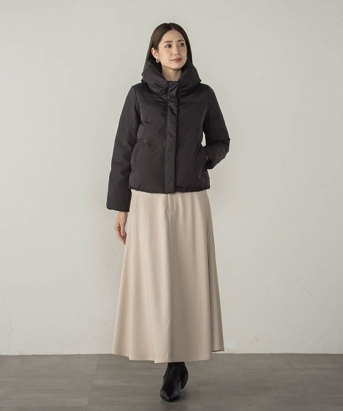 ketty（ケティ）の「マイクロタフタダウンジャケット（ダウンジャケット/コート・レディース・ブラック/ライトグレー/ベージュ/オフホワイト・M）」の18枚目の写真