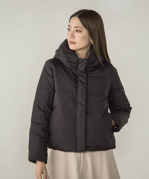 ketty（ケティ）の「マイクロタフタダウンジャケット（ダウンジャケット/コート・レディース・ブラック/ライトグレー/ベージュ/オフホワイト・M）」の16枚目の写真