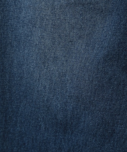 earth music&ecology（アースミュージックアンドエコロジー）の「フロントシームセミフレアデニムパンツ（デニムパンツ・レディース・ブルー系その他/ライトインディゴブルー・S/L/M）」の6枚目の写真