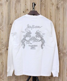 AVIREX(ABbNX)L/S DOUBLE DRAGON SOUVENIR TEE(TVc/Jbg\[)